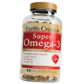  3   Earths Creation Super Omega-3 1000 90 (67604002)