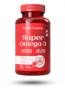  Earths Creation Super Omega-3 1000 mg 90  