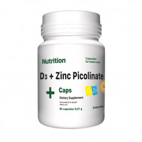    EntherMeal D3 + Zinc Picolinate 60  