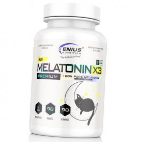  Genius Nutrition Melatonin-X3 90 (72562002)