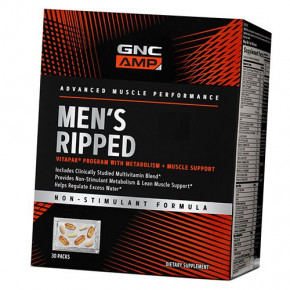    GNC AMP Mens Ripped Vitapak 30 (36120185)