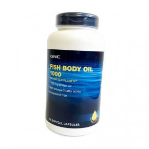  GNC Fish Body Oils 1000 180 (67120001)