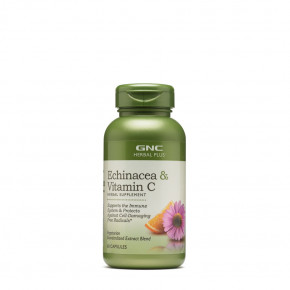    GNC Herbal Plus Echinacea  Vitamin C 60  