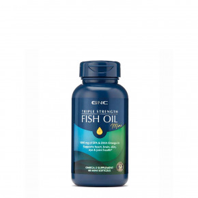  GNC Triple Strength Fish Oil Mini 60  