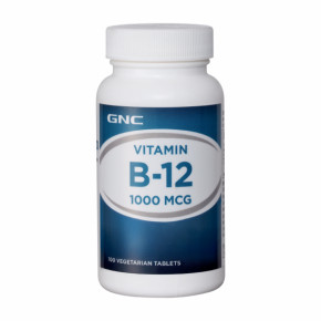  GNC Vitamin B12 1000 mcg 100  