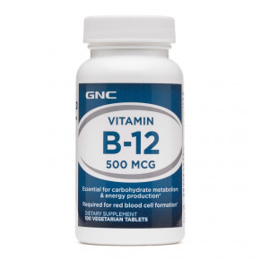    GNC Vitamin B12 500 mcg 100  