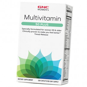   50+ GNC Womens Multivitamin 50 Plus 120 (36120181)