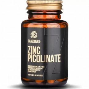  Grassberg Zinc Picolinate 15 mg 60 