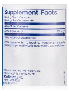 -  Klaire Labs (Alpha-Lipoic Acid) 150  60   (KL1002) 5