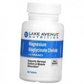   Lake Avenue Nutrition Magnesium Bisglycinate with Albion Minerals 60 (36572001)