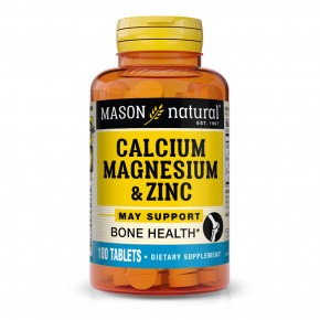  Mason Natural Calcium Magnesium Zinc 100  