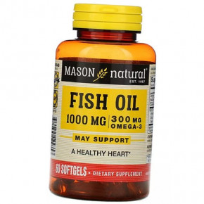  3   Mason Natural Fish Oil 1000 60 (67529002)