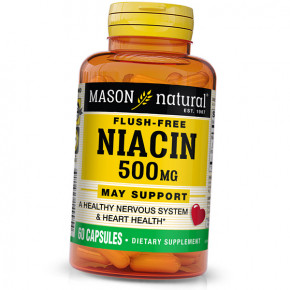     Mason Natural Flush Free Niacin 500 60 (36529048)