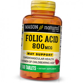 볺  Mason Natural Folic Acid 800 100 (36529046)