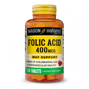   Mason Natural (Folic Acid) 400  100  (MAV-06531)