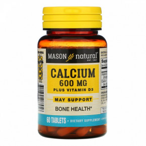   D3 Mason Natural (Calcium with vitamin D3) 600  60 