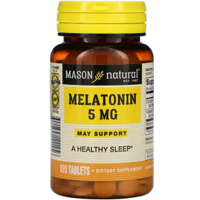  Mason Natural Melatonin 5 mg 120  