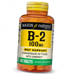 Riboflavin Mason Natural Vitamin B-2 100 100  (36529005)