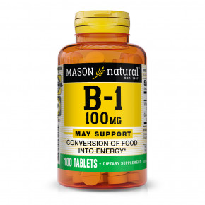  Mason Natural Vitamin B1 100 mcg 100  