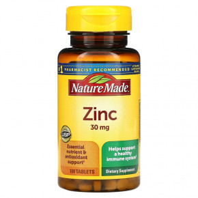  Nature Made Zinc 30 mg 100  