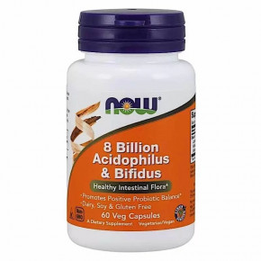 ³ NOW 8 Billion Acidophilus Bifidus 60 