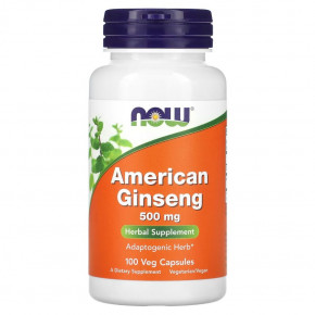  NOW American Ginseng 500 mg 100  