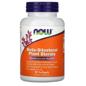 ³ NOW Beta-Sitosterol Plant Sterols 90 