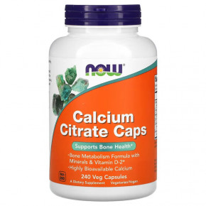 ³ NOW Calcium Citrate Caps 240  