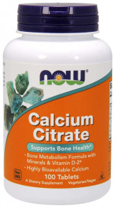  NOW Calcium Citrate Tablets 100  (4384302612)