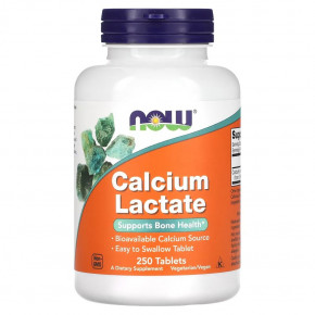  NOW Calcium Lactate 250  