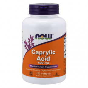    NOW Caprylic Acid 600 mg 100  