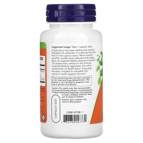  NOW Chaste Berry Vitex 300 mg 90   4