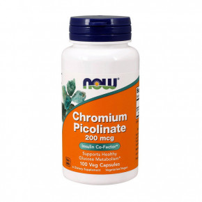  NOW Chromium Picolinate 200 mcg 100 caps