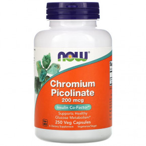 ³ NOW Chromium Picolinate 200 mcg 250  