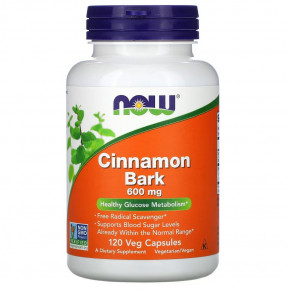  NOW Cinnamon Bark 600 mg 120  