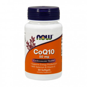  NOW CoQ10 50 mg 50 softgels