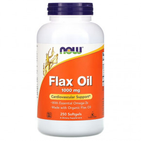  NOW Flax Oil 1000 mg 250  