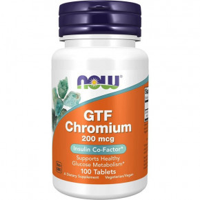  NOW GTF Chromium 200 mcg 100 tab