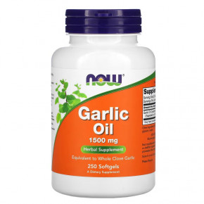 ³ NOW Garlic Oil 1500 mg 250 