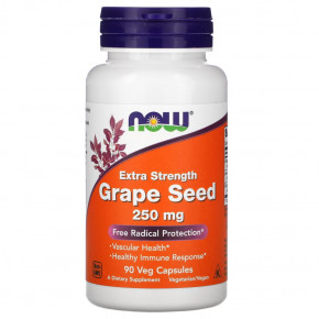  NOW Grape Seed 250 mg 90  