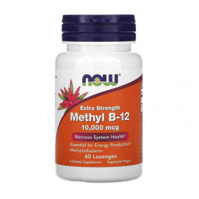  NOW Methyl B-12 10000 mcg 60 Lozenges