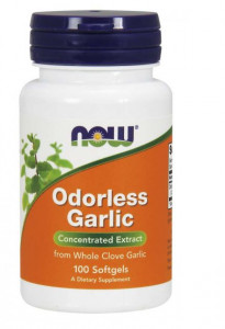  NOW Odorless Garlic 100 softgels