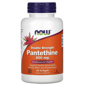  NOW Pantethine 600 mg Double Strength 60  