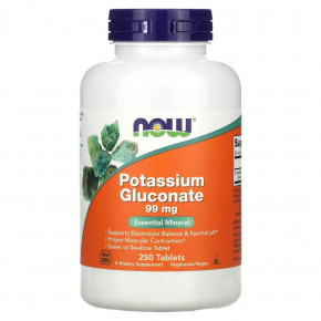  NOW Potassium Gluconate 99 mg 250 tab