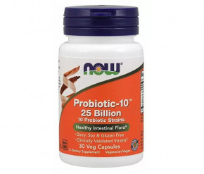  NOW Probiotic-10 25 Billion 30 veg caps