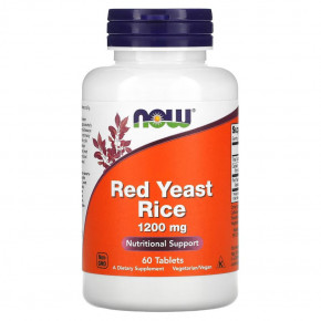  NOW Red Yeast Rice 1200 mg 60  