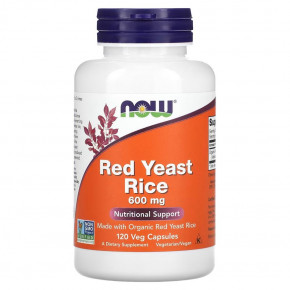  NOW Red Yeast Rice 600 mg 120  