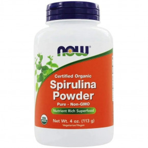 ³ NOW Spirulina Powder Organic 113 