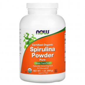 ³ NOW Spirulina Powder Organic 454 