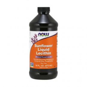  NOW Sunflower Liquid Lecithin 473 